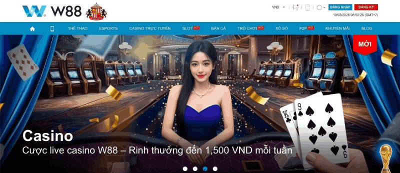 Trang chủ nhà cái W88 mới nhất 2026